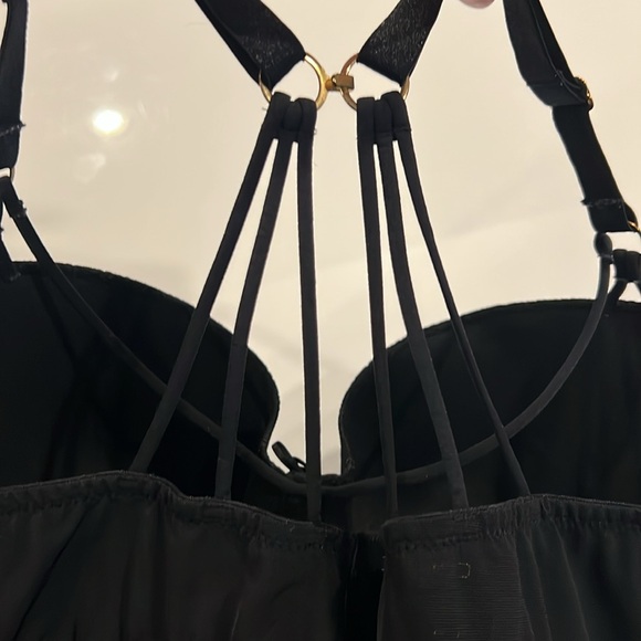 ASHLEY GRAHAM Satin & Lace Bodysuit Lingerie - Picture 10 of 12